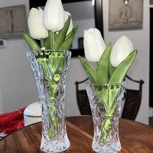 Lenox Crystal Star Vase 4" & 6” are made in Czech Republic